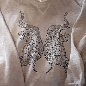 FREEZE Gray Elephant Kids Sz.Lrg NWOT Sweatshirt